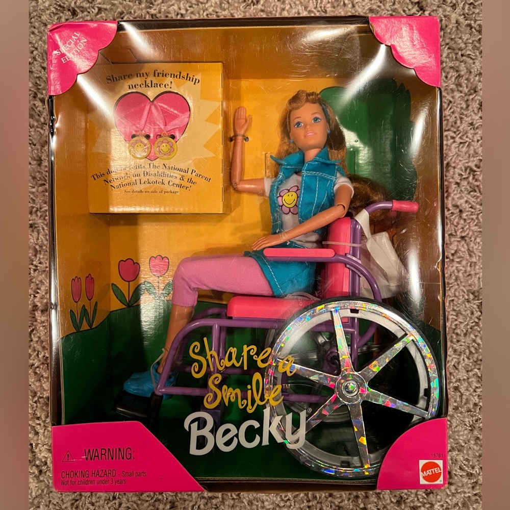 Barbie - Share a Smile Becky - Brand New, Never Opened - Mattel